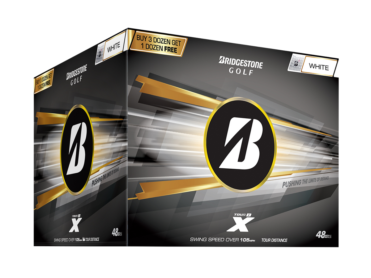 【ゴルゴル】BRIDGESTONE TOUR B X 3箱セット TOUR B X - Buy 3, Get 1 Dozen FREE – Bridgestone Golf