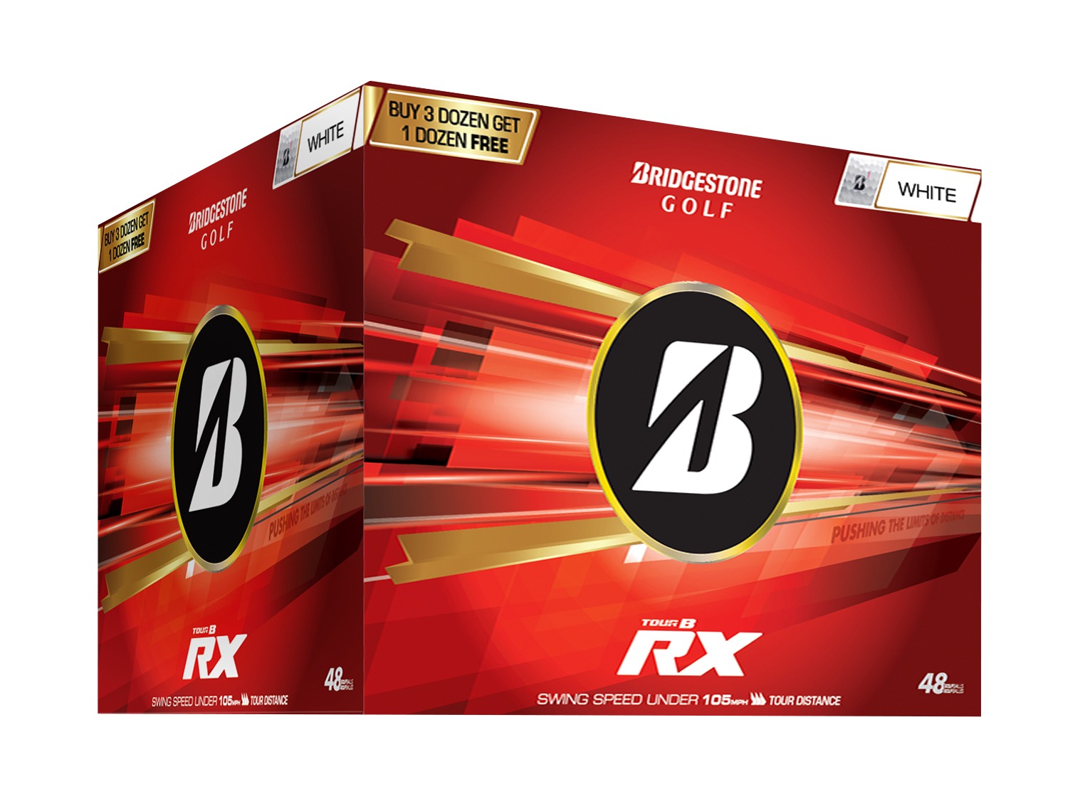 TOUR B X - Buy 3, Get 1 Dozen FREE – Bridgestone Golf
