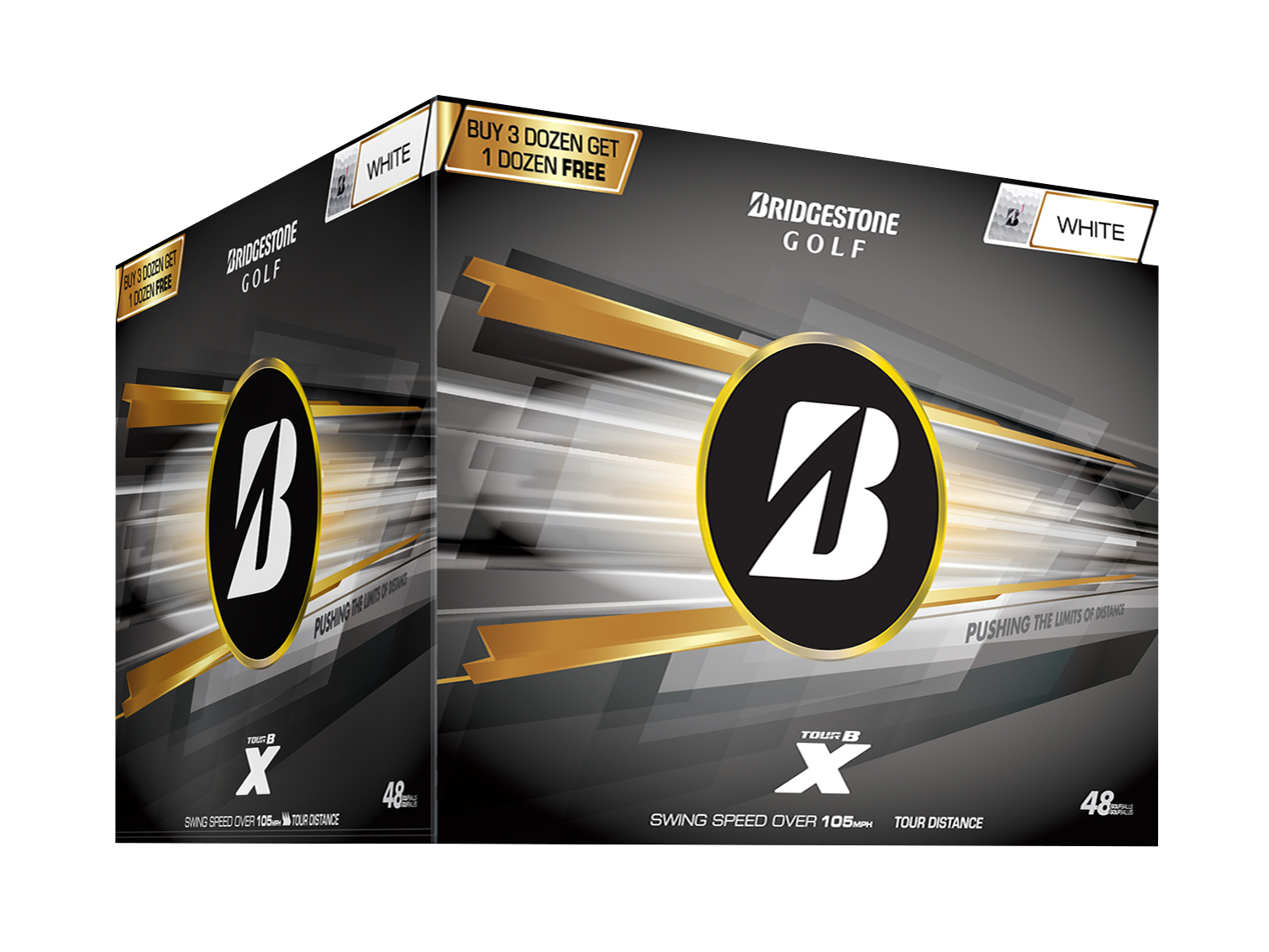 TOUR B X - Buy 3, Get 1 Dozen FREE – Bridgestone Golf