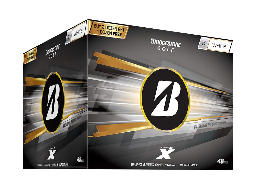 TOUR B X - Buy 3, Get 1 Dozen FREE – Bridgestone Golf TOUR B X - Buy 3, Get 1 Dozen FREE – Bridgestone Golf