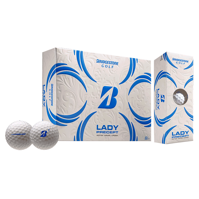 Bridgestone Lady Precept Golf Balls - White Bridgestone Lady Precept Golf Balls - White